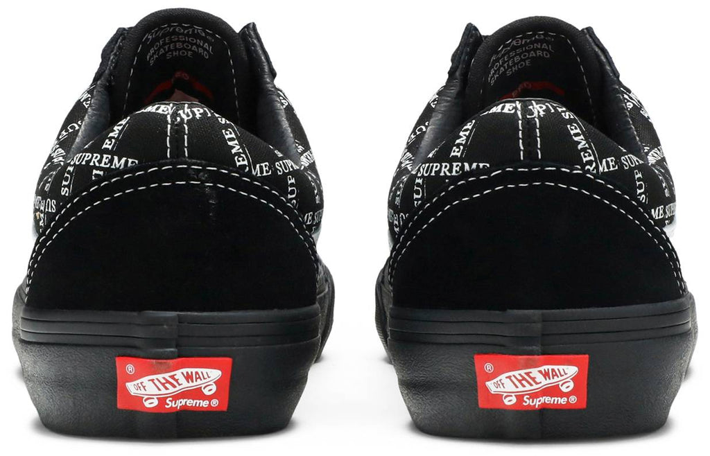 VANS X SUPREME OLD SKOOL PRO BLACK