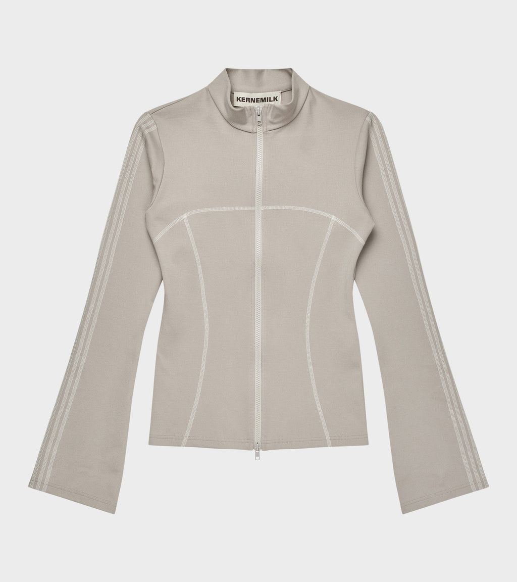 Zoe Track Blouse Beige