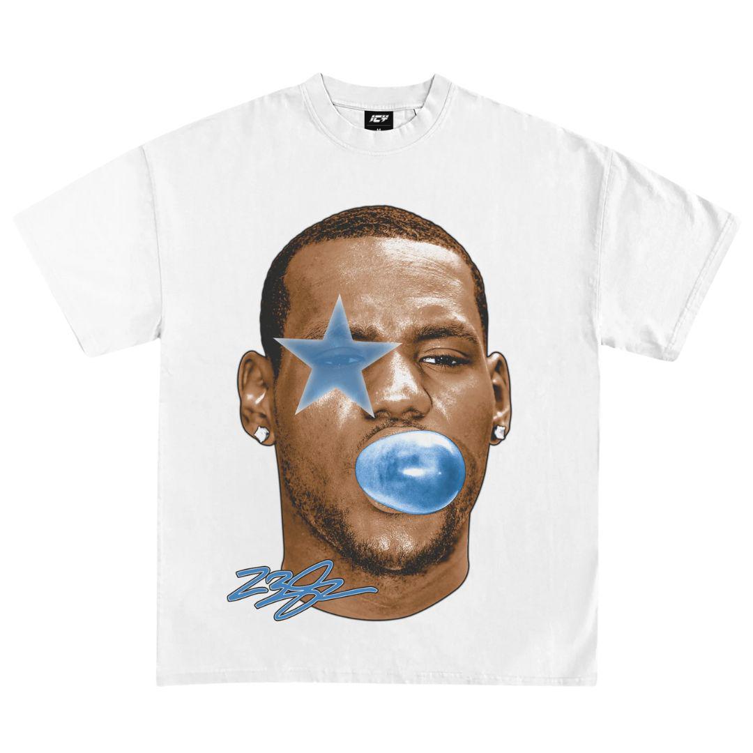 LEBRON JAMES BUBBLE GUM GRAPHIC T-SHIRT WHITE