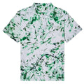 MALBON FUTURA POLY PERFORMANCE POLO WHITE/GREEN CAMO