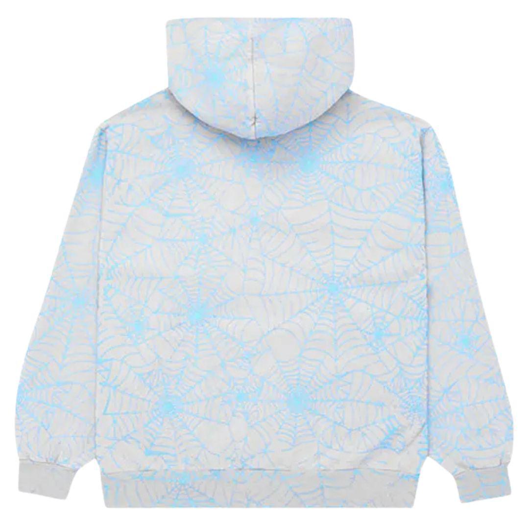 SP5DER AOP WEB HOODIE HEATHER GREY