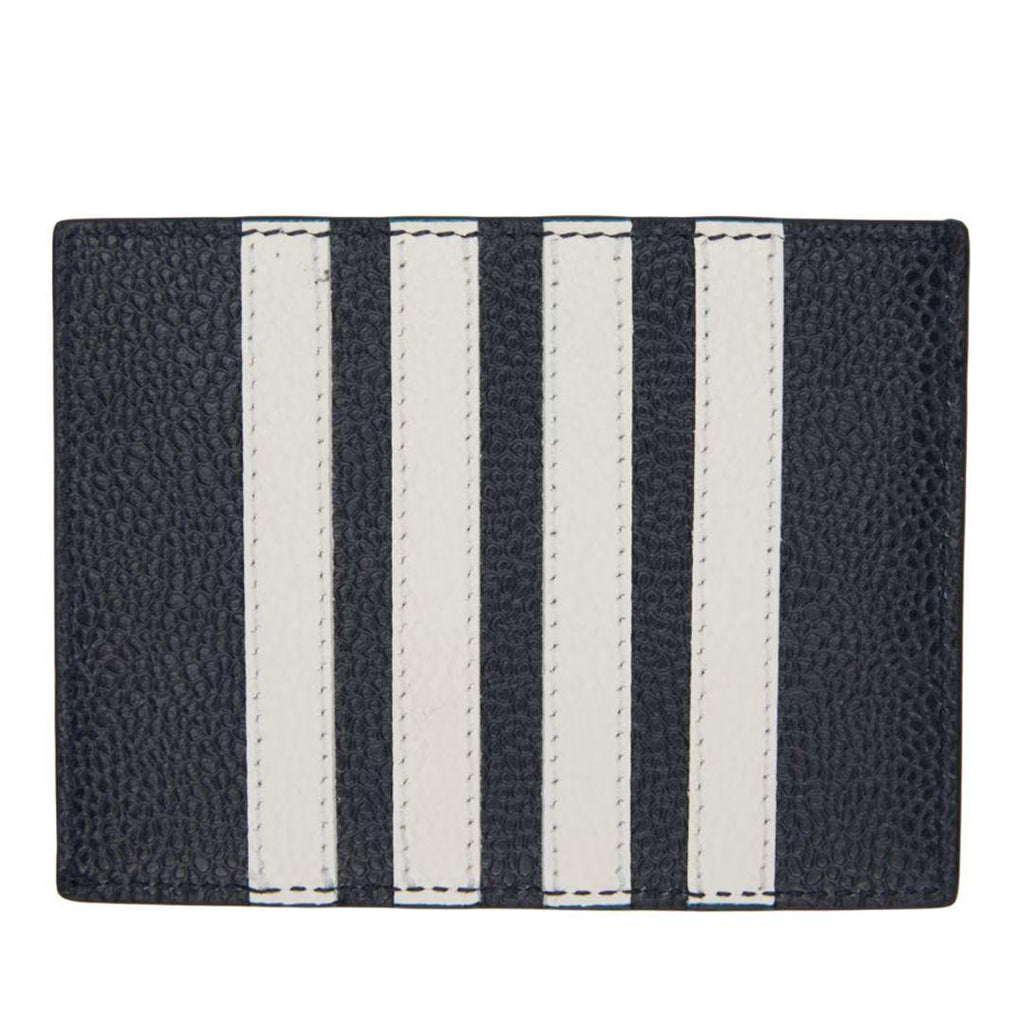 THOM BROWNE 4 BAR CARD HOLDER NAVY