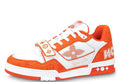 LOUIS VUITTON TRAINER MONOGRAM DENIM ORANGE