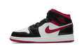 JORDAN 1 MID BLACK GYM RED GS