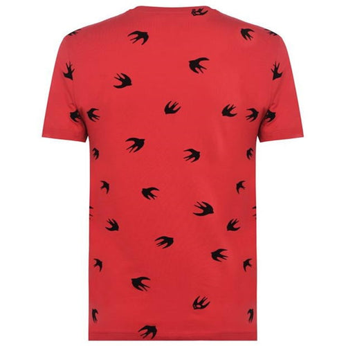 Alexander McQueen All Over Swallow T Shirt