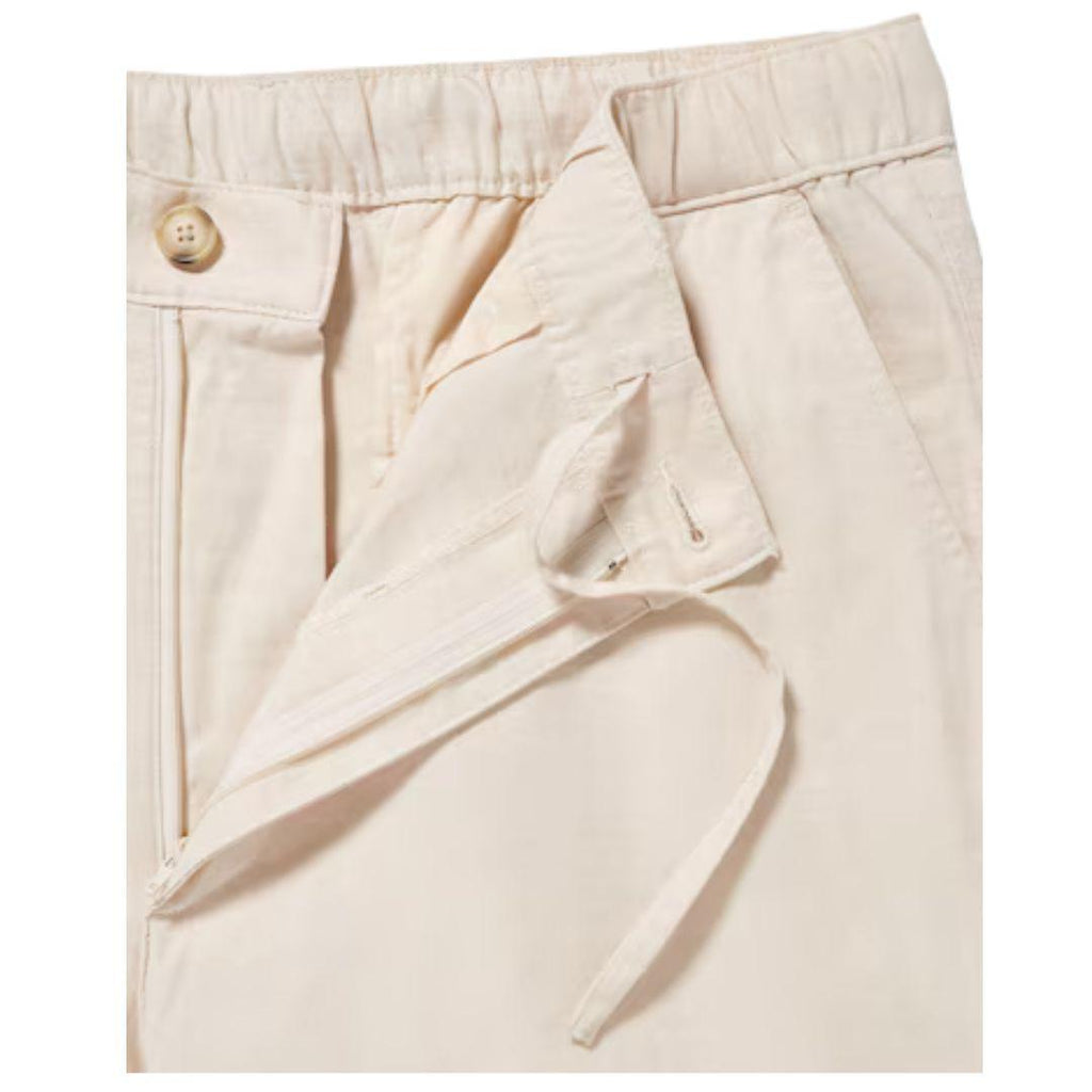 LINEN BLEND RELAXED PANTS NATURAL