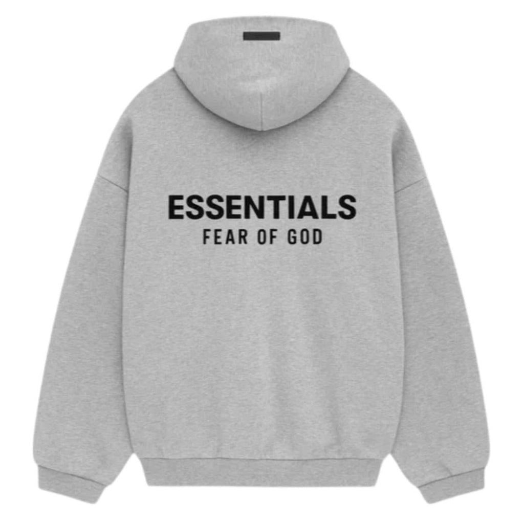 ESSENTIALS FOG HOODIE LIGHT HEATHER GREY FW24