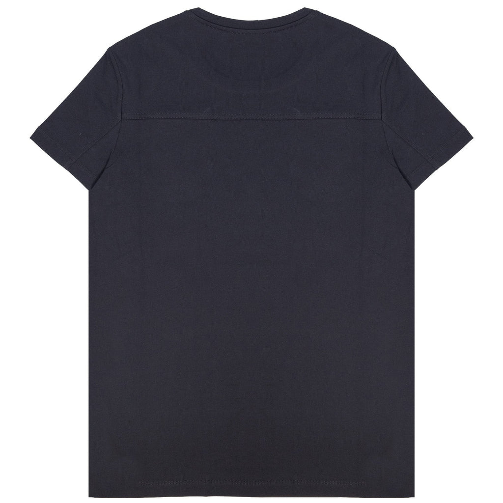 Balmain Black Applique Gold Logo T-Shirt