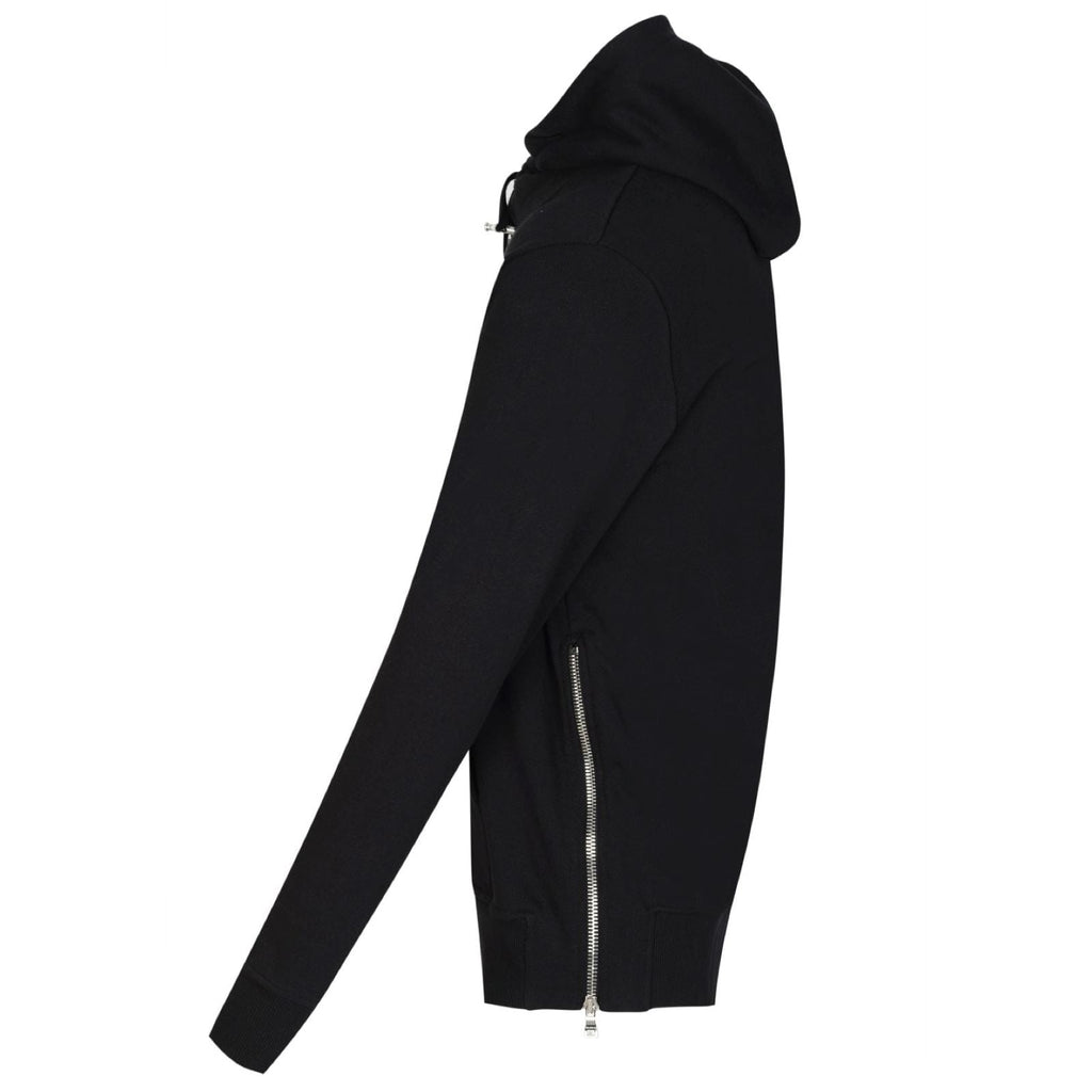 Balmain Black College Logo Hoodie