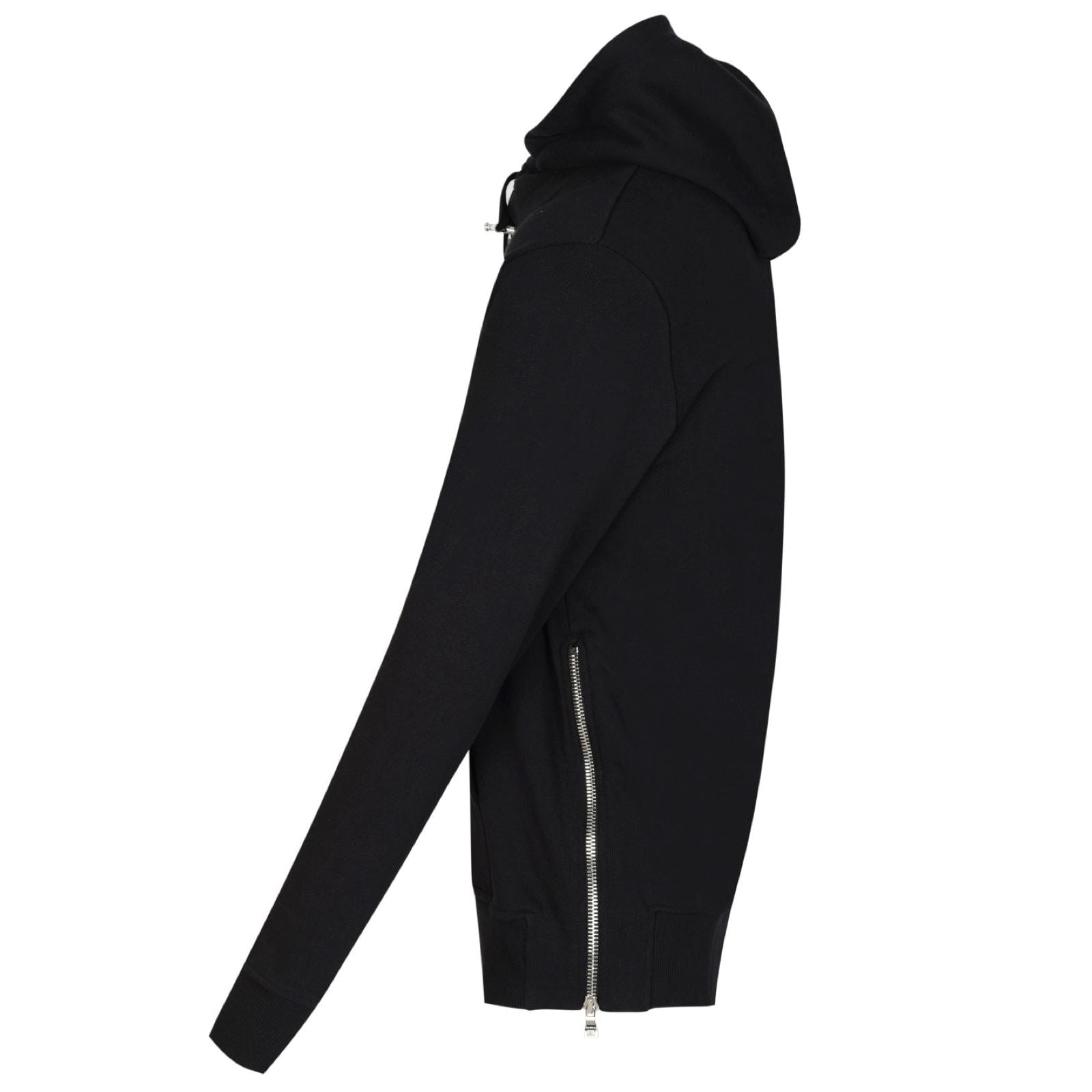 Balmain Black College Logo Hoodie