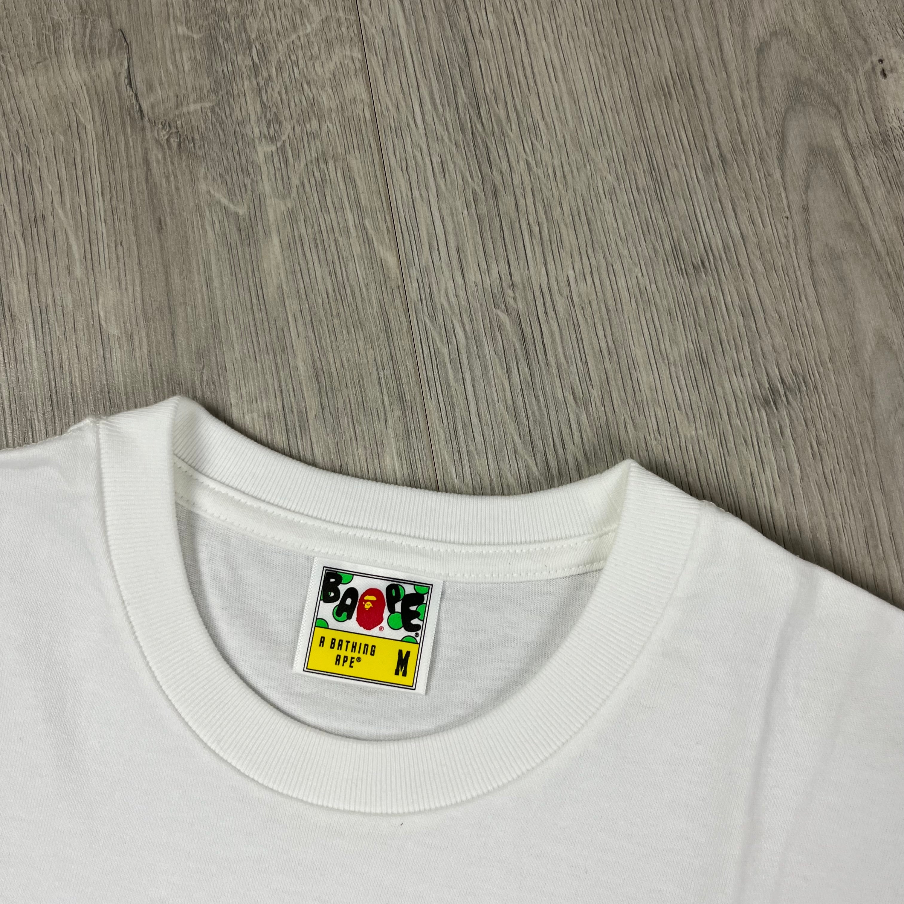 BAPE Tie Dye T-Shirt - White