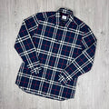 Burberry Check Shirt - Navy