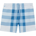 Burberry Sky Blue Check Swimshorts