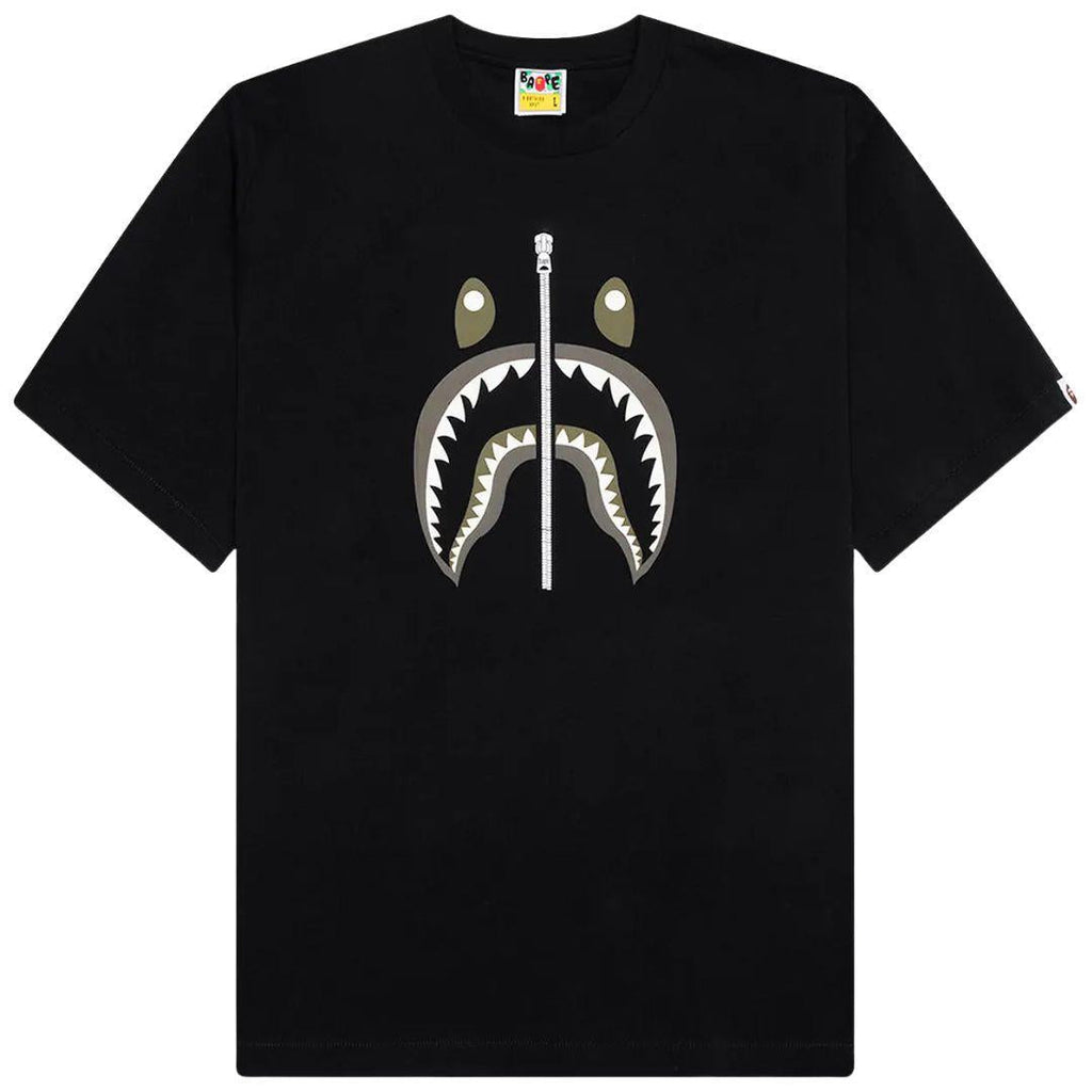 BAPE SHARK #2 WGM T-SHIRT BLACK