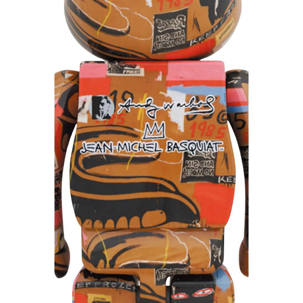 BEARBRICK ANDY WARHOL X BASQUIAT #2 1000%