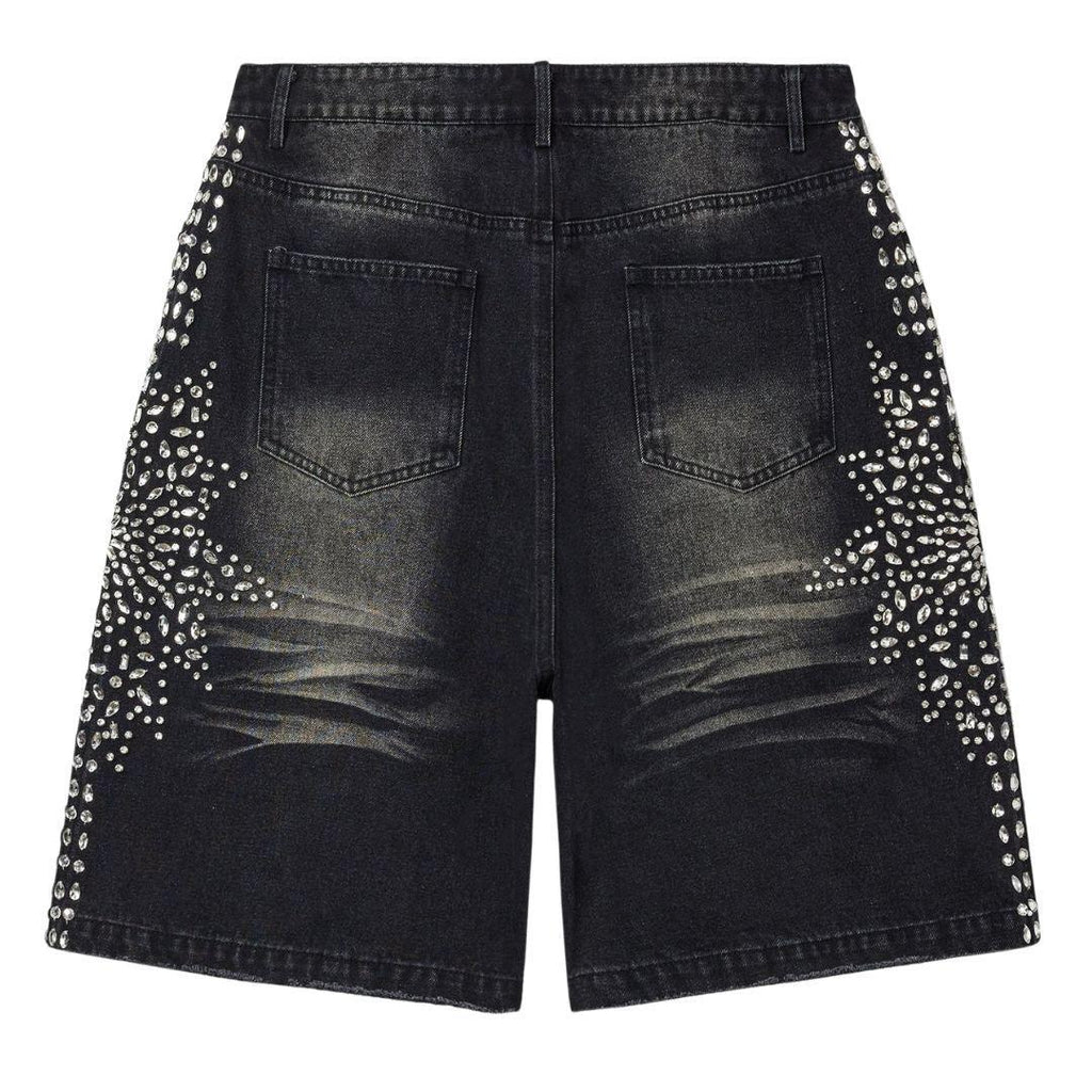 VALE FOREVER SIREN DENIM SHORTS BLACK