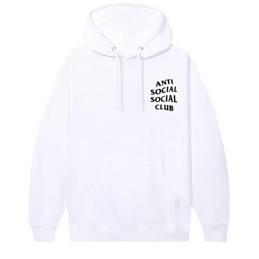 ANTI SOCIAL SOCIAL CLUB LOGO HOODIE WHITE