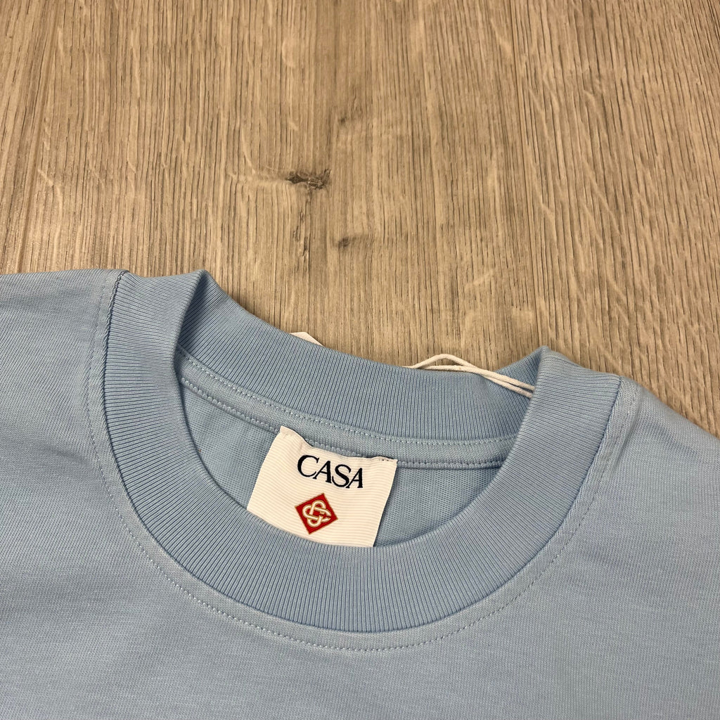 Casablanca 'Tennis Club' T-Shirt - Blue