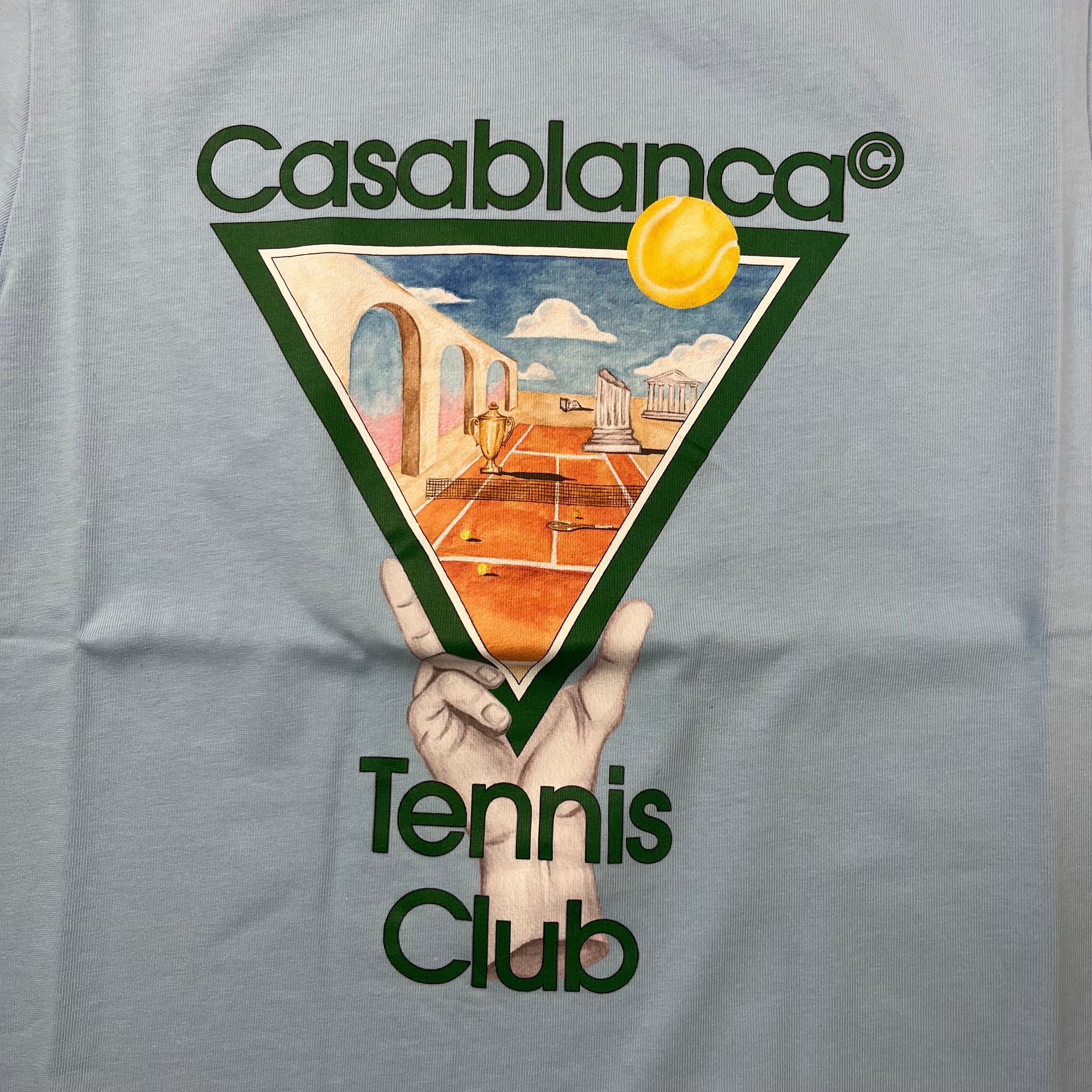 Casablanca 'Tennis Club' T-Shirt - Blue
