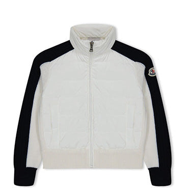 Moncler Kids Zipped Hybrid Jacket