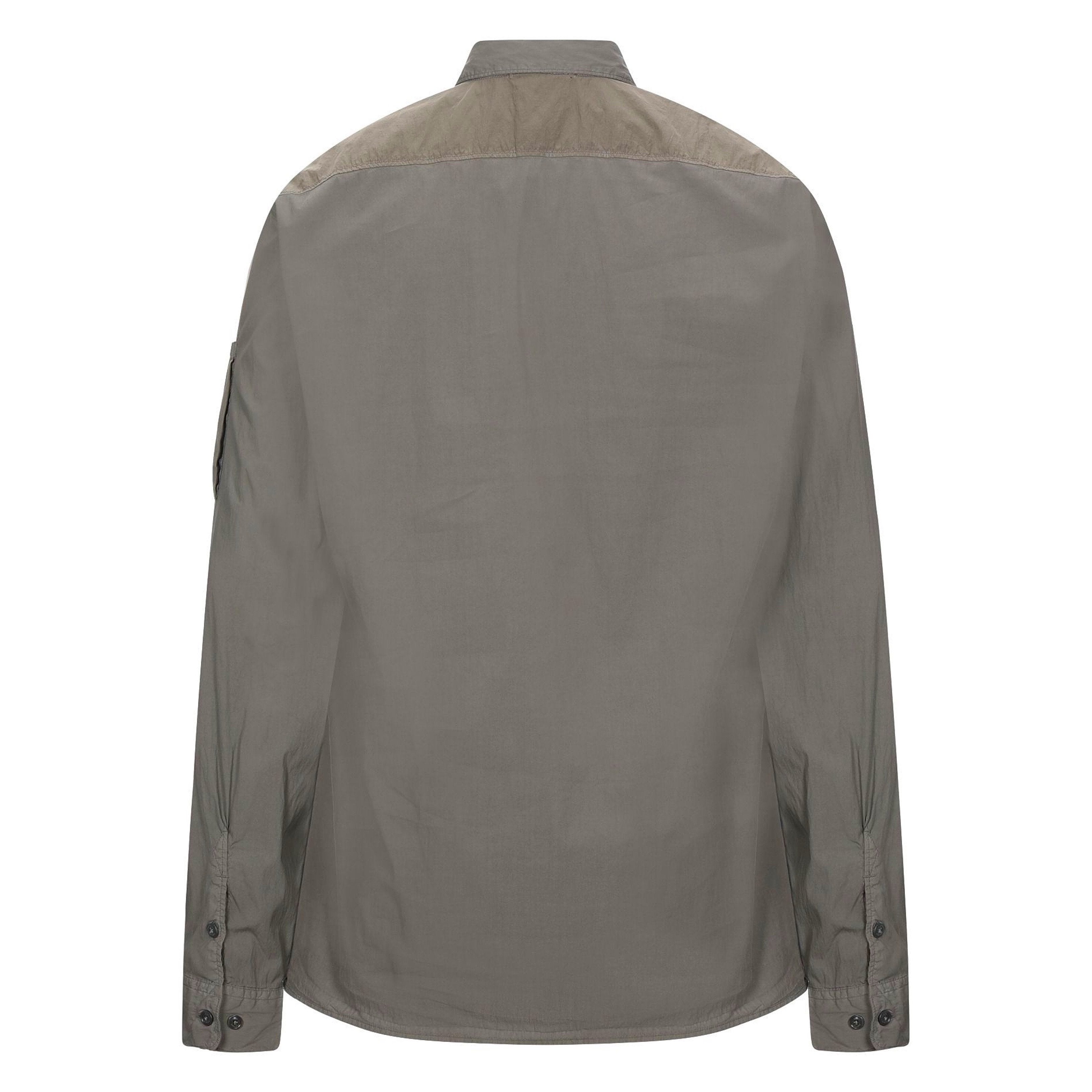 CP Company 50 Fili Mixed Arm Lens Overshirt