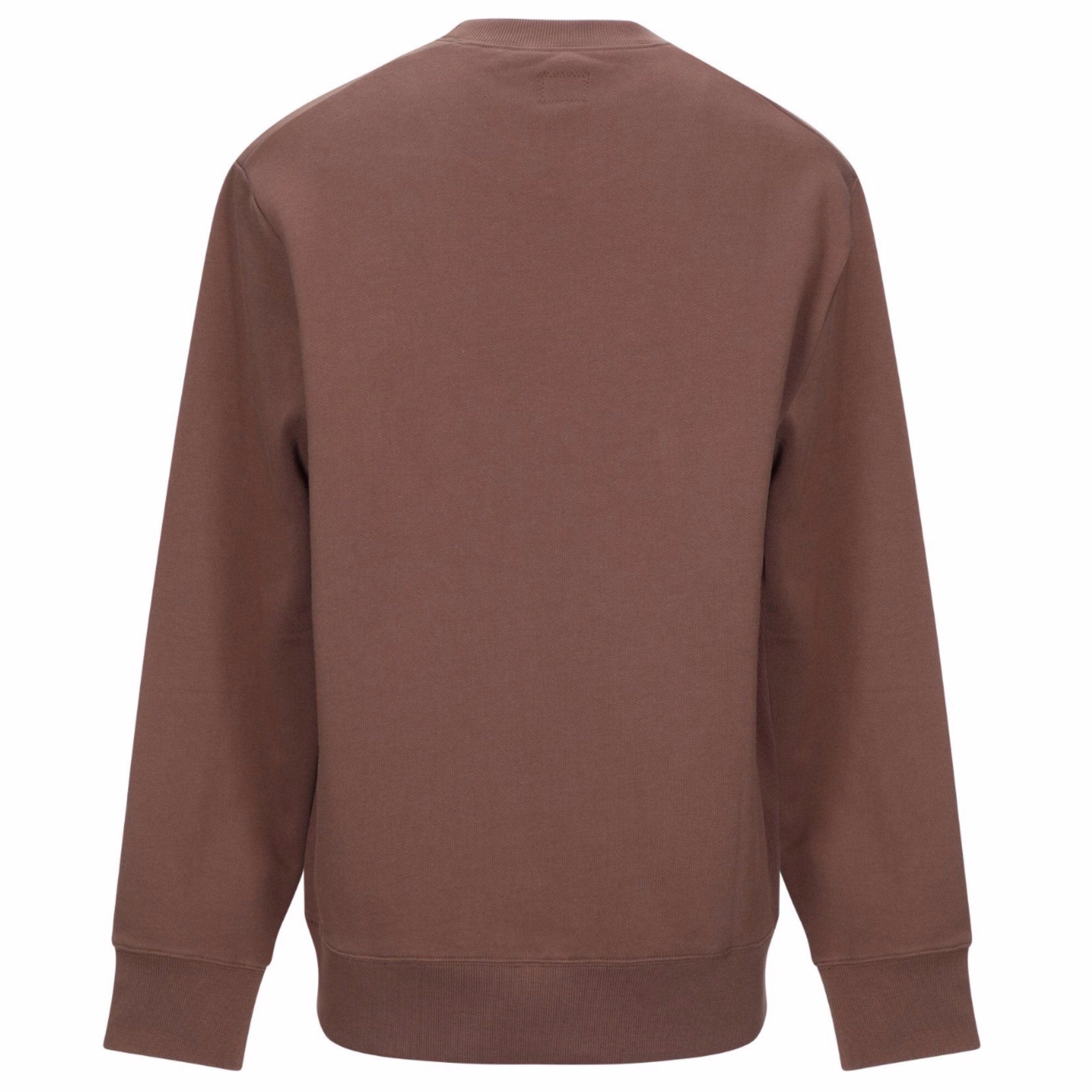 CP Company Brown Embroidered Crewneck