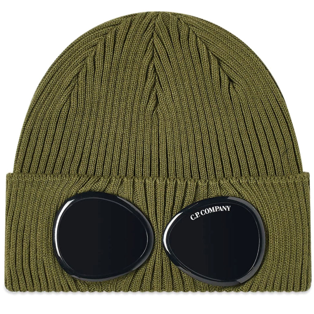 CP Company Khaki Goggle Beanie