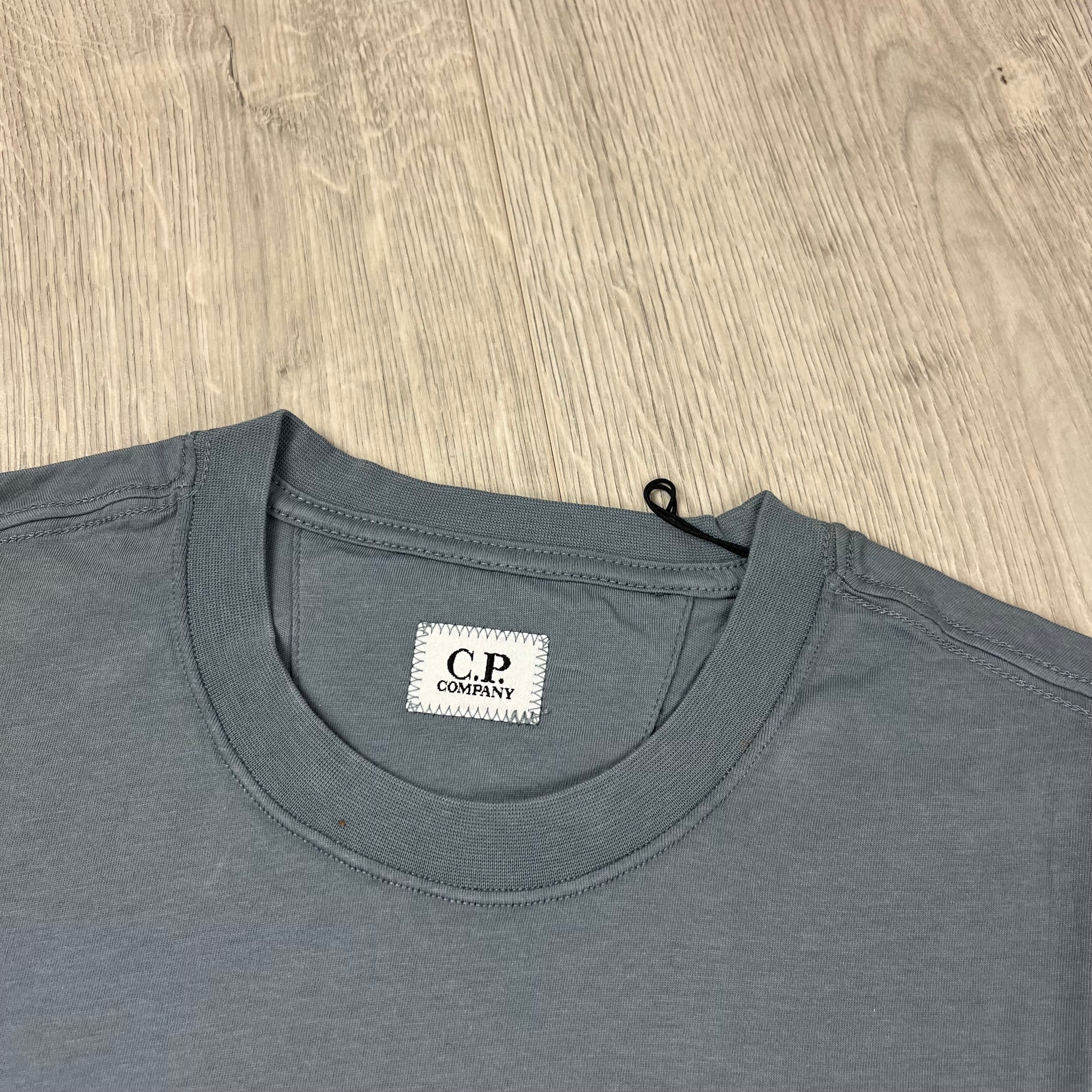CP Company Stamp T-Shirt - Stormy