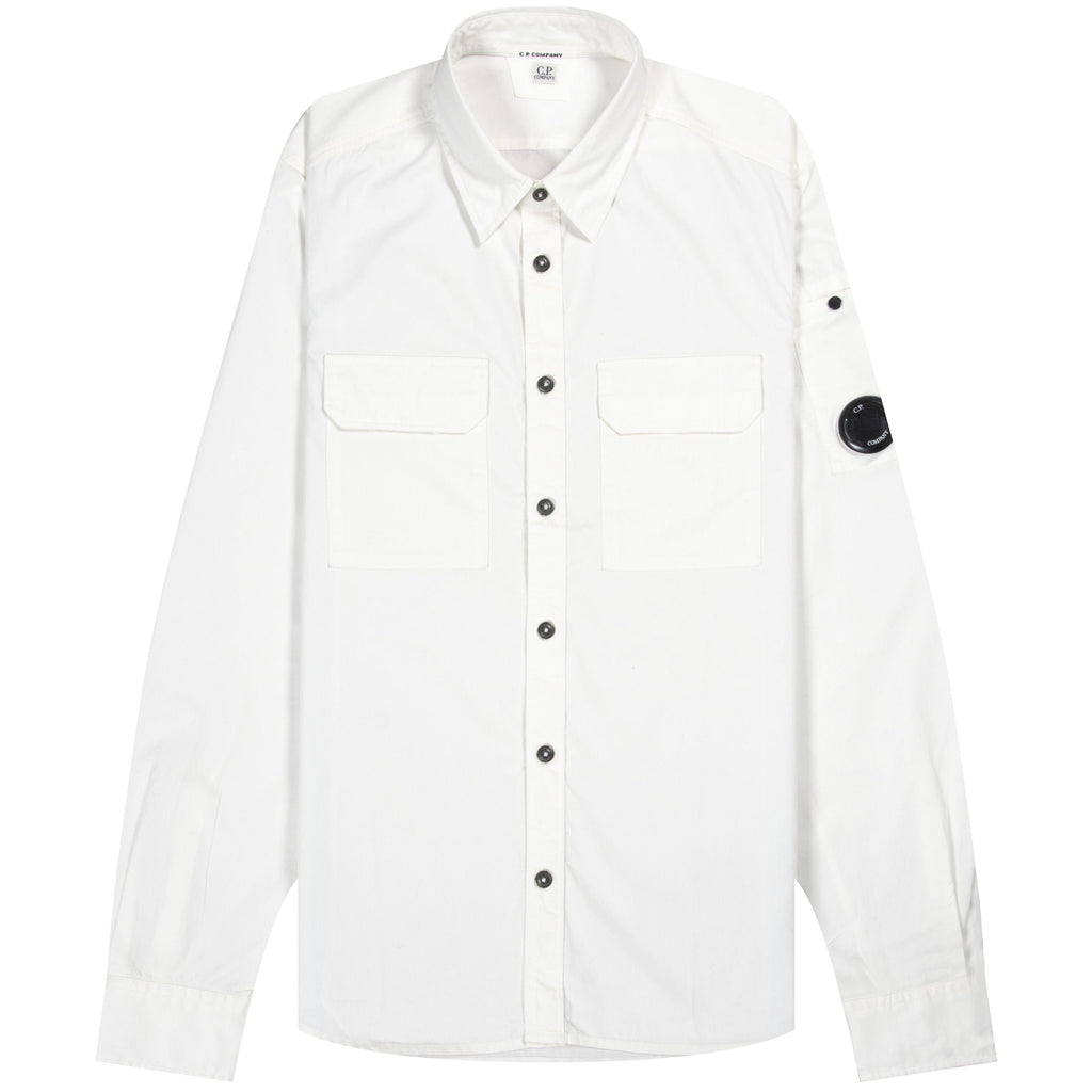 CP Company White Arm Lens Shirt