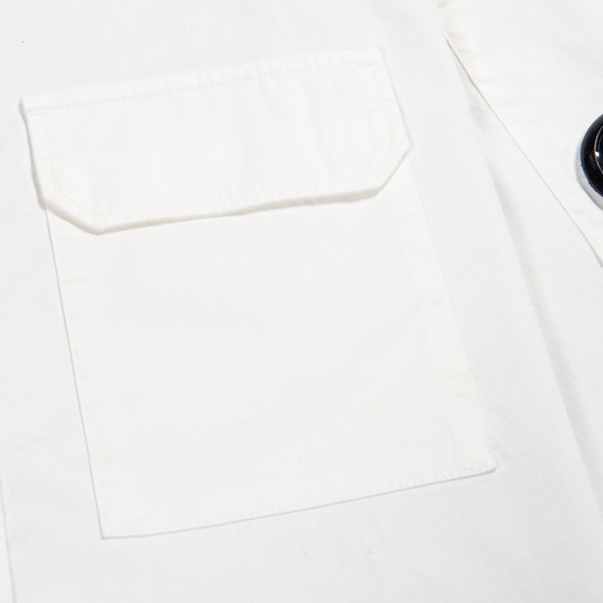 CP Company White Arm Lens Shirt
