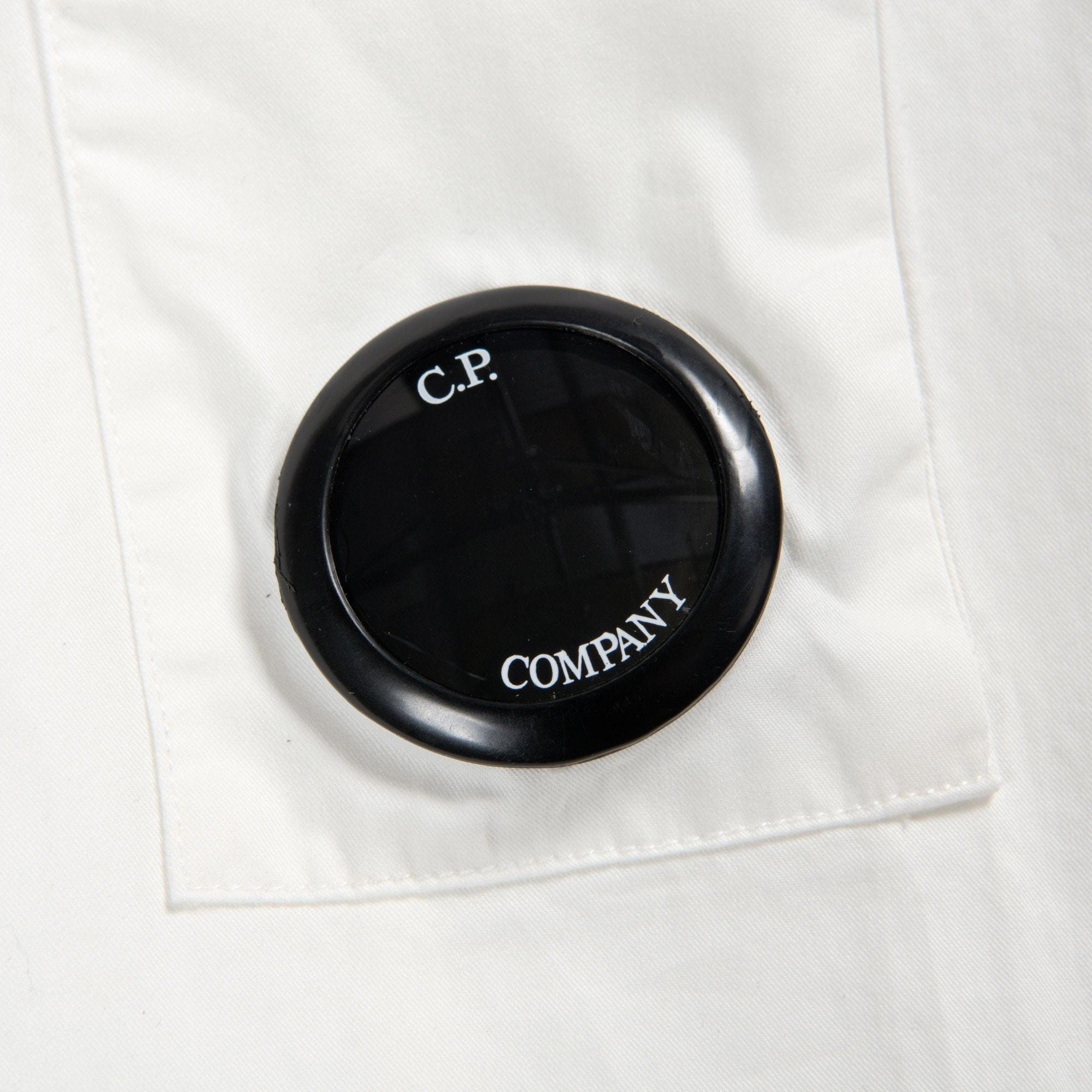 CP Company White Arm Lens Shirt