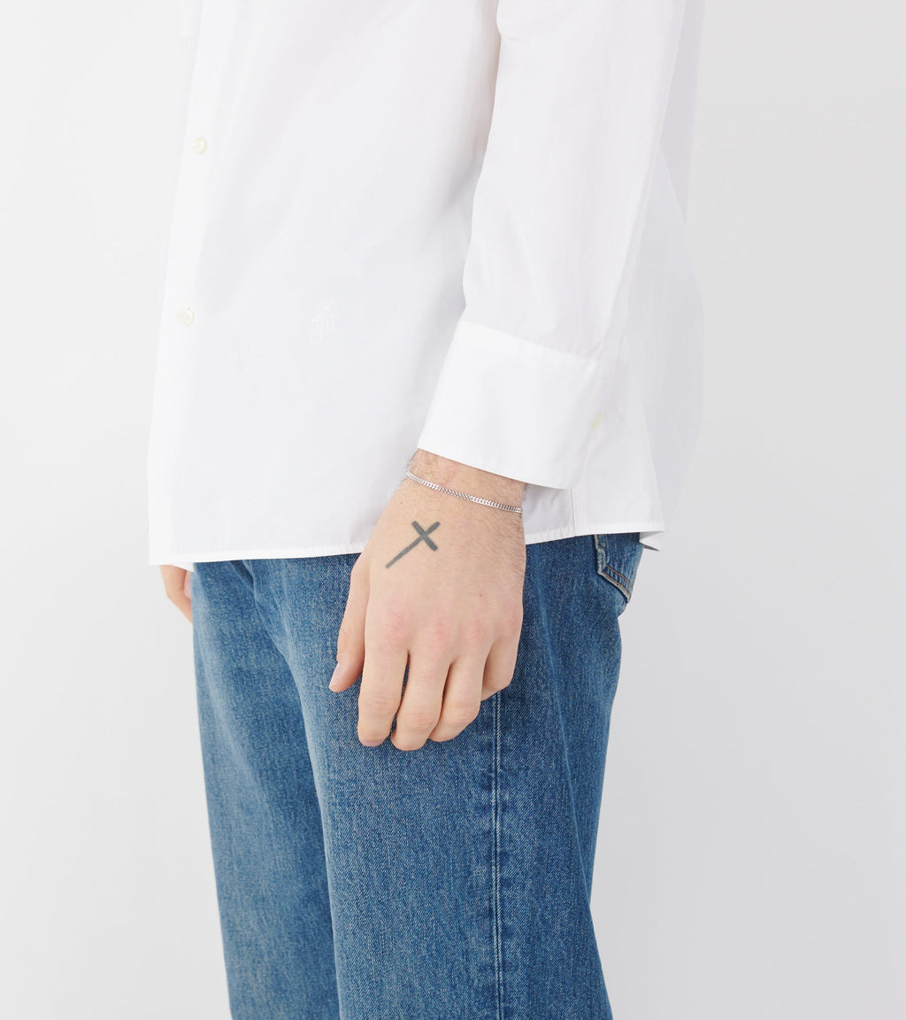 Curb Bracelet M Silver