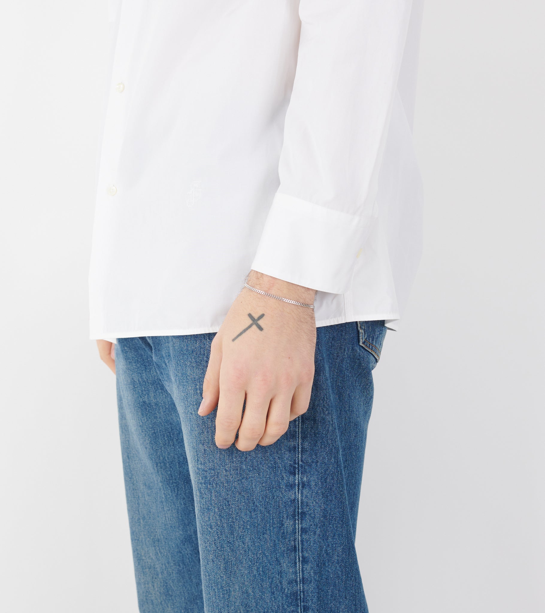 Curb Bracelet M Silver