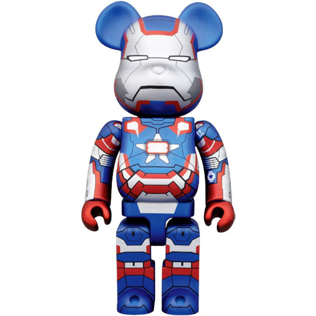 BEARBRICK X IRON MAN IRON PATRIOT 400% BLUE