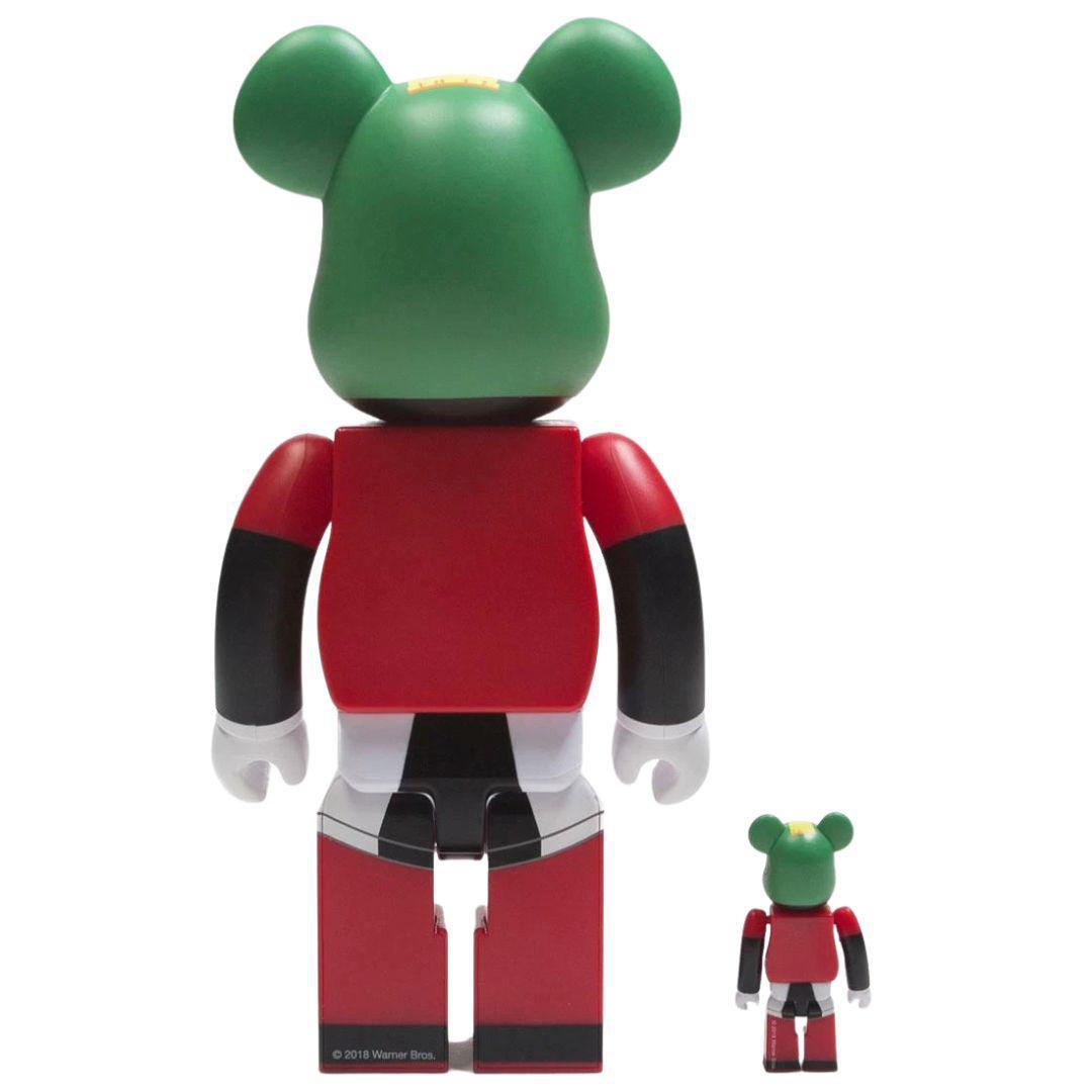BEARBRICK X MARVIN THE MARTIAN 400% & 100% SET BLACK/RED
