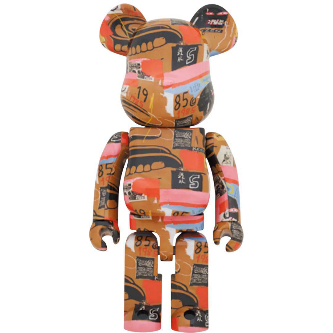 BEARBRICK ANDY WARHOL X BASQUIAT #2 1000%