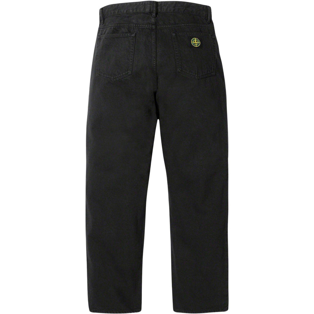 Stone Island x Supreme Black Jeans