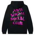 ANTI SOCIAL SOCIAL CLUB BUBBLEGUM HOODIE BLACK