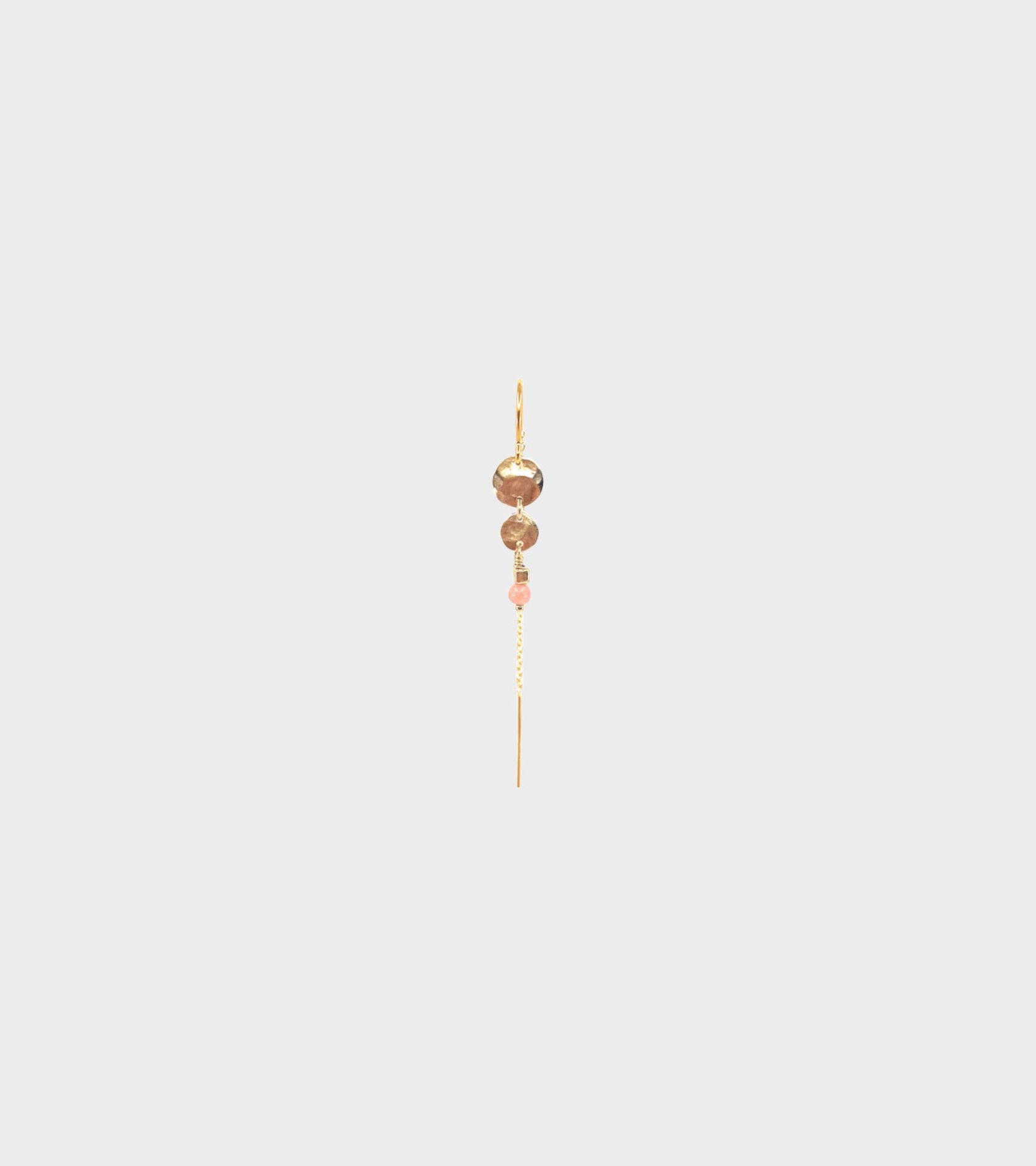 Lula Earring Pink Rhodocrosite