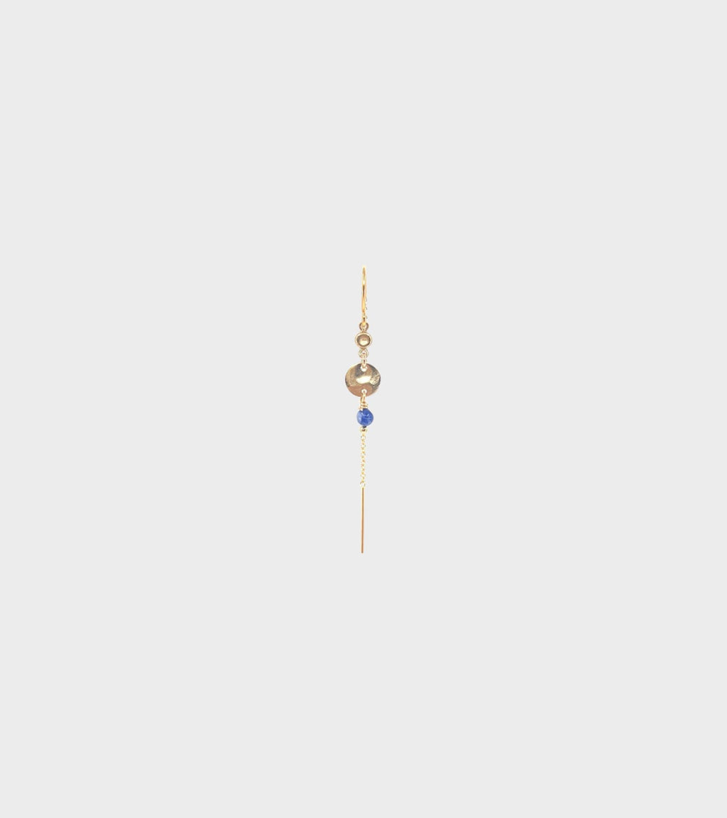 Nida Earring Blue Aventurin