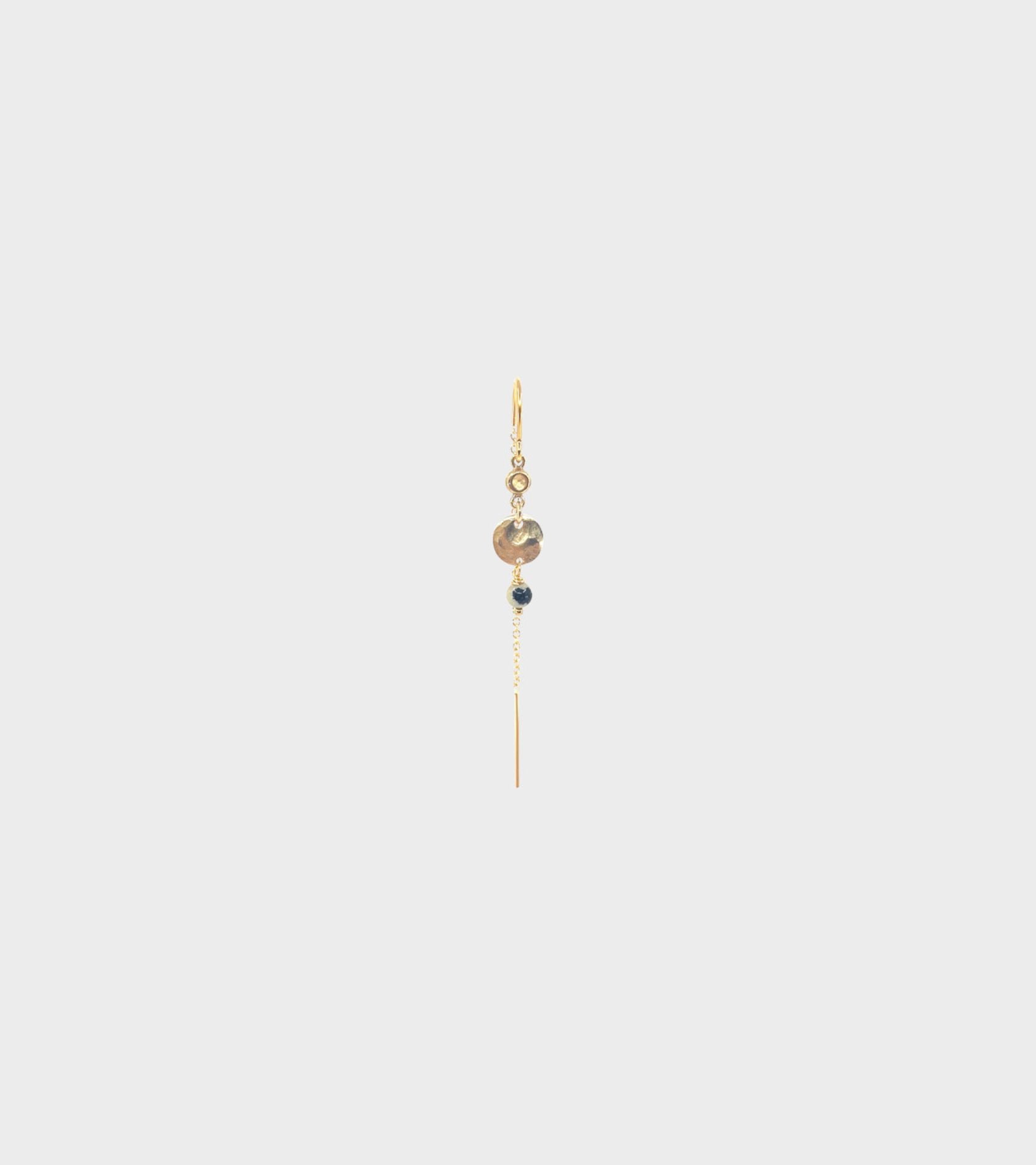 Nida Earring Dalmatian Jasper