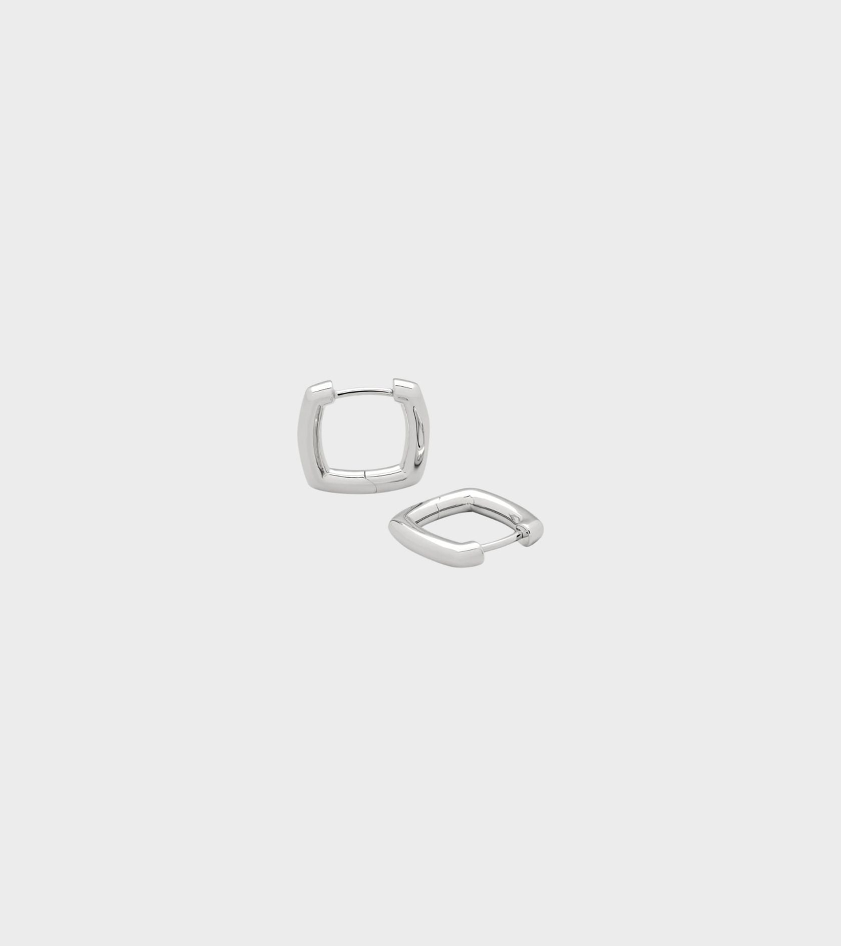 Frame Hoop Small Silver