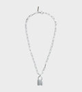 Padlock Necklace Silver