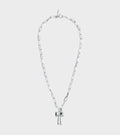 Bow Necklace Silver