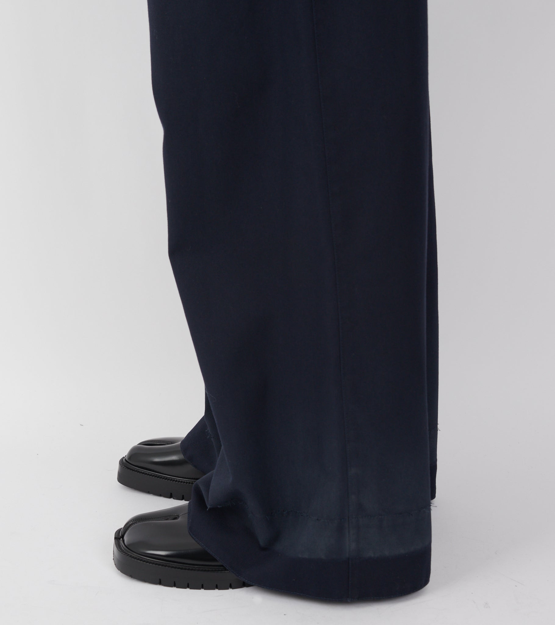 Wide Leg Trousers Navy
