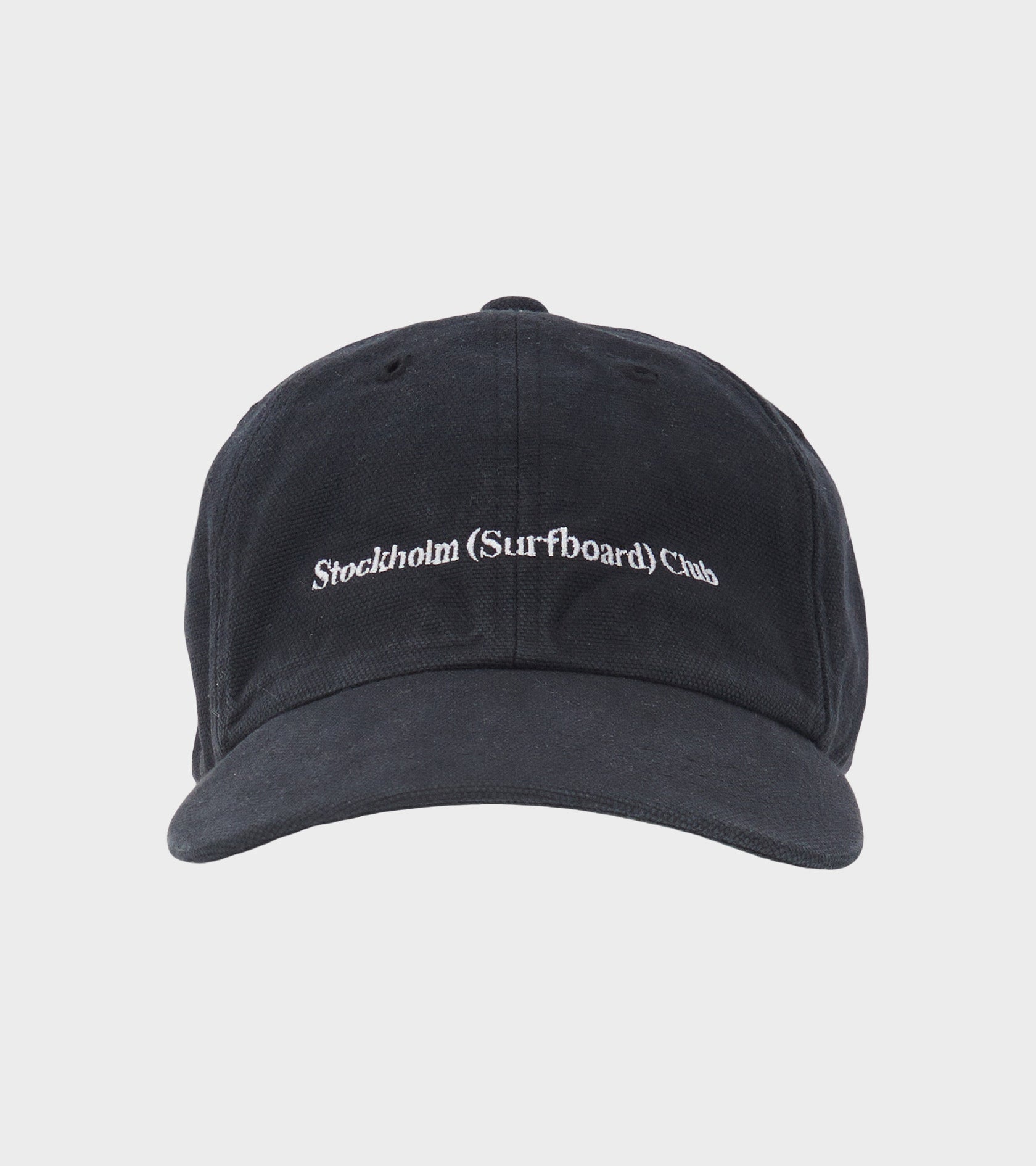Embroidered Logo Cap Black