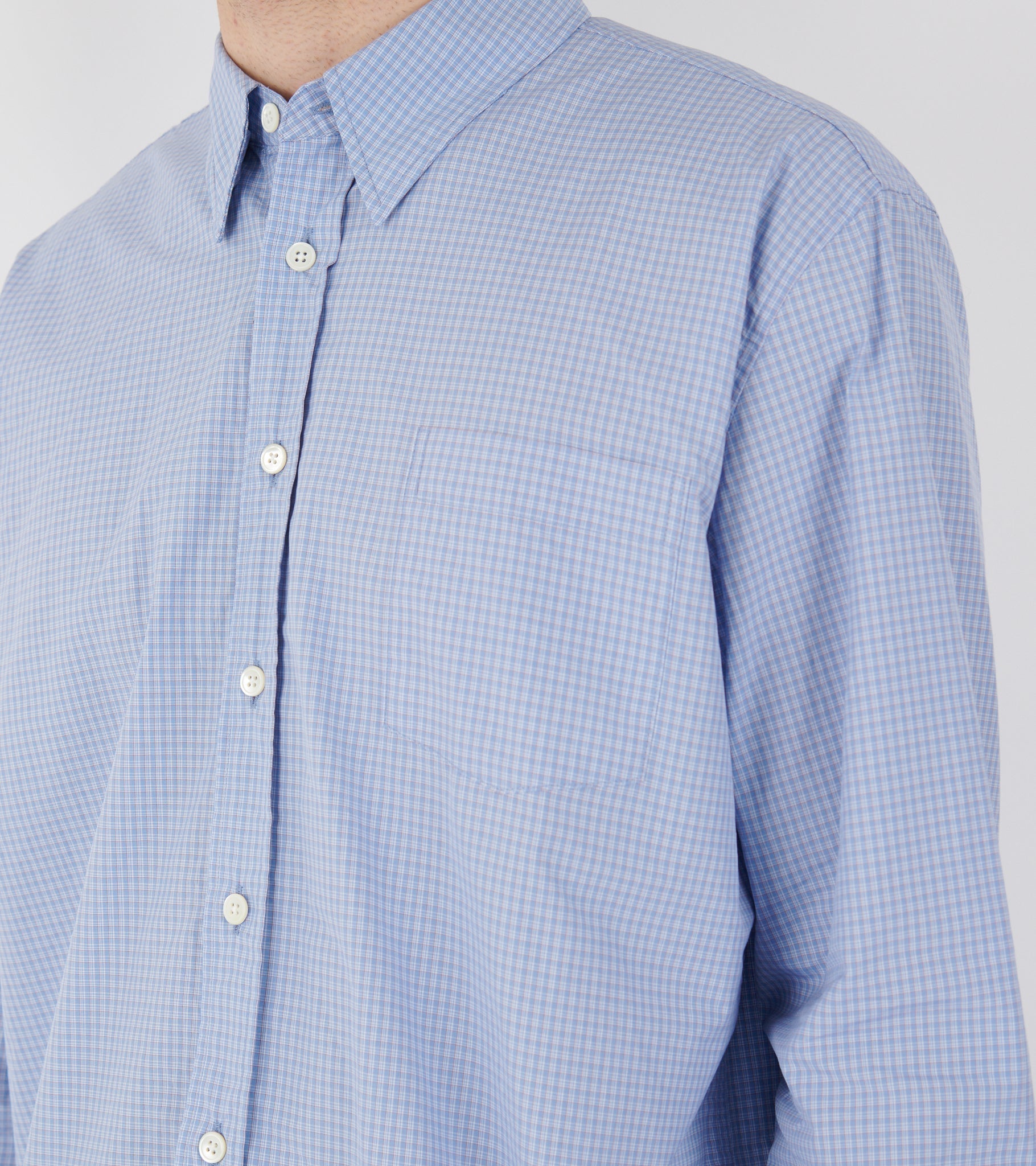 Beyond BD Shirt Micro Chip Check Super Poplin