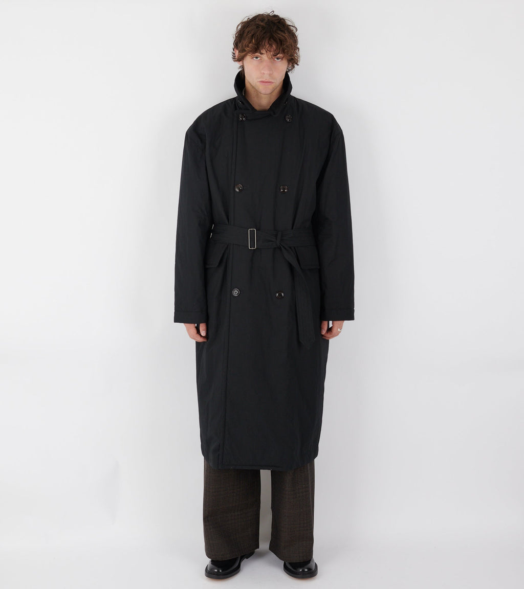 Duvet Trench Black Tide Cotton Nylon