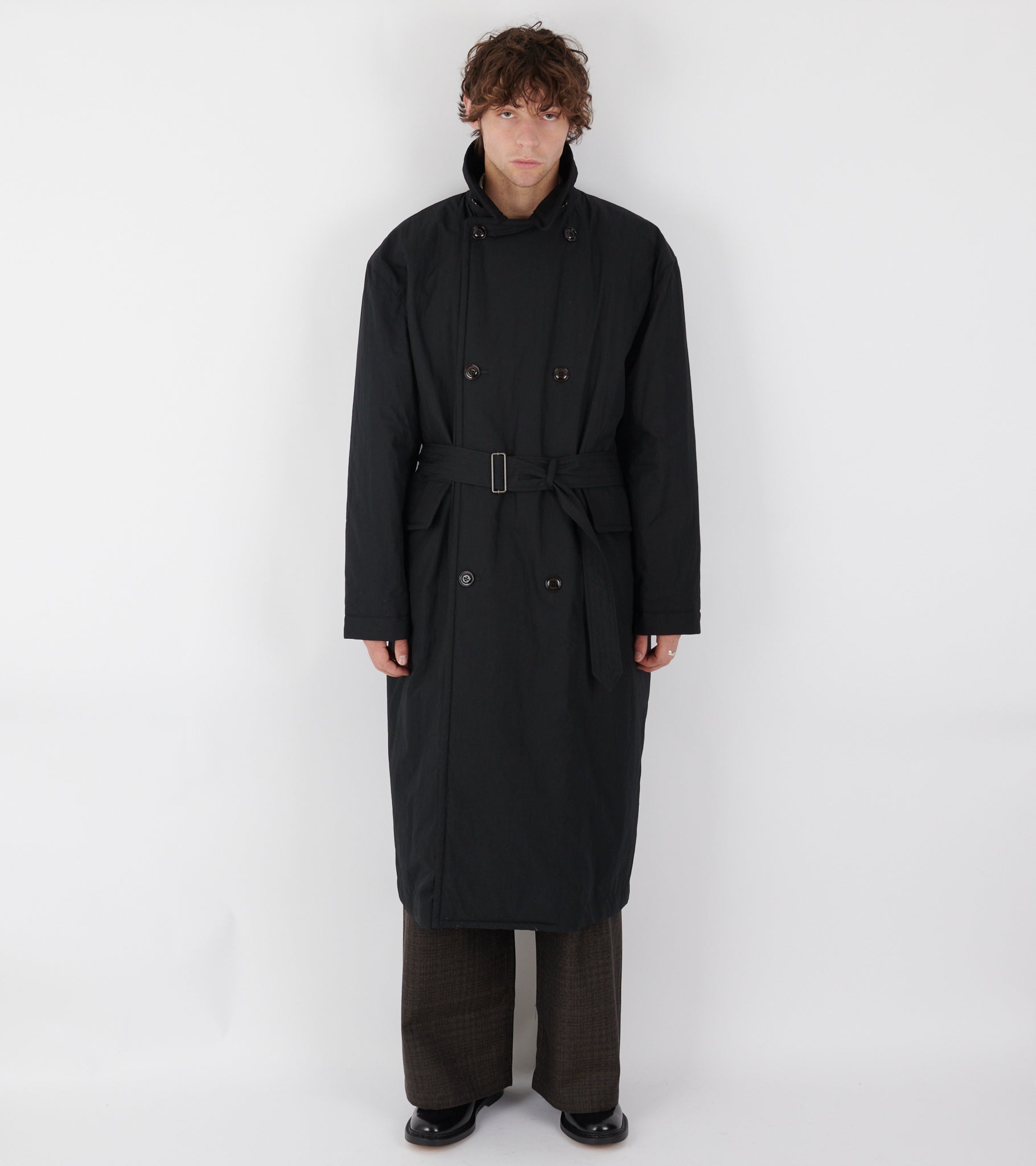 Duvet Trench Black Tide Cotton Nylon