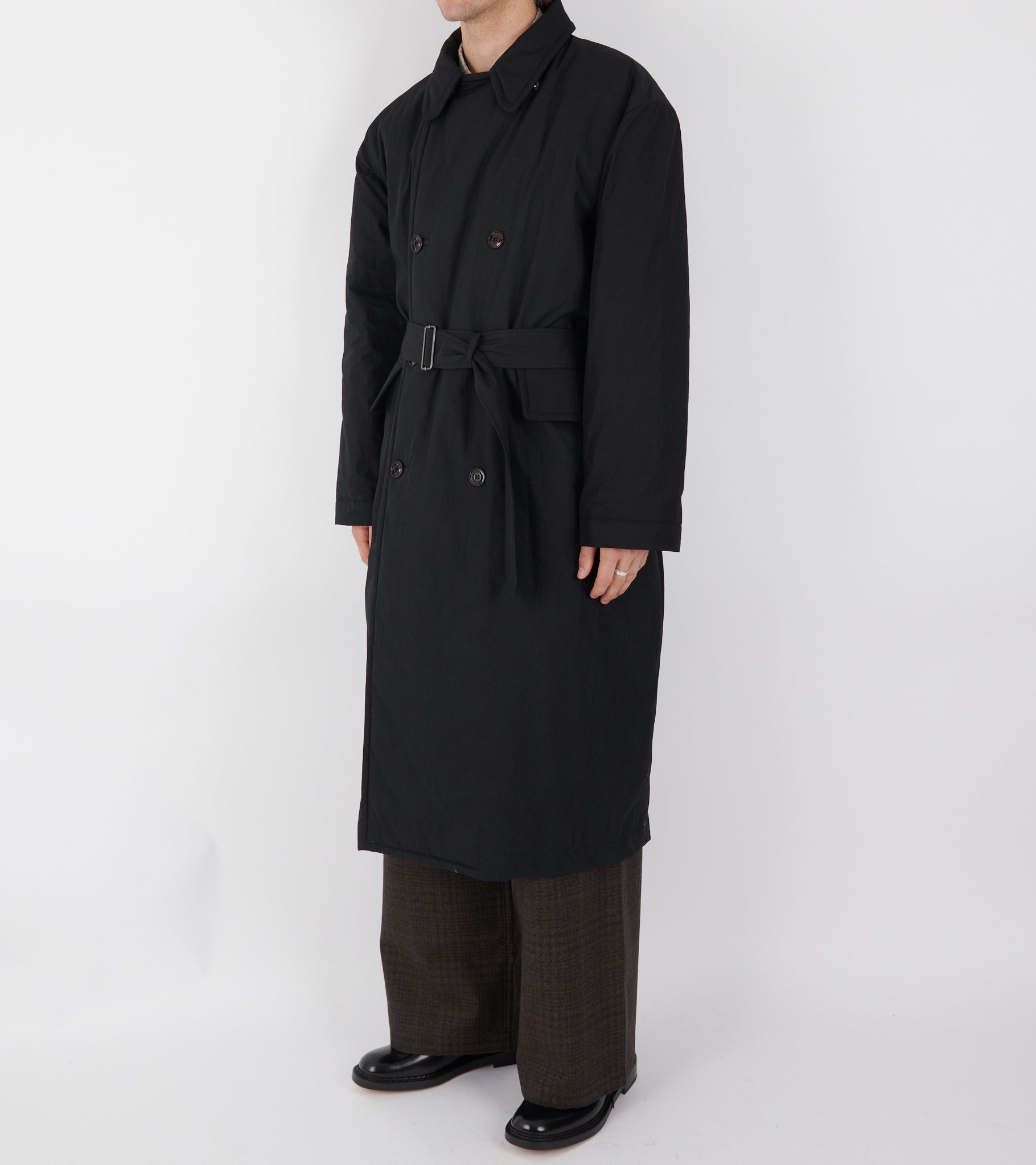 Duvet Trench Black Tide Cotton Nylon